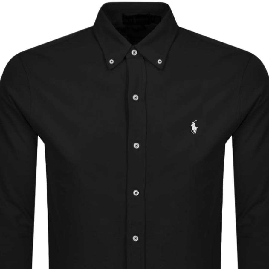 Alternative Image for ProductRalph Lauren Featherweight Mesh Shirt Black2